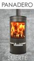 Poêle à bois PANADERO SUERTE 7* Flamme Verte 8kw