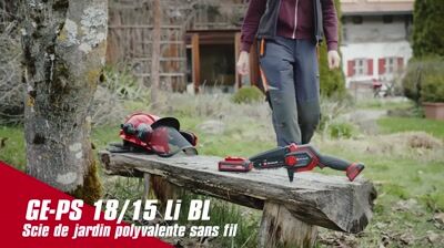 Elagueur à main à batterie 18 V guide 15 cm GE-PS Li BL EINHELL