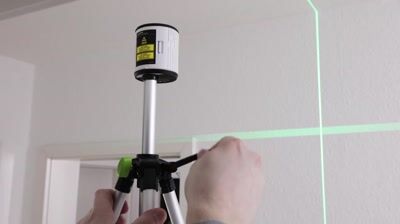 NIVEAU LASER CROIX VERT MINI TREP