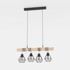 Suspension bois noir E27 4X60W TOWNSHENDS - EGLO