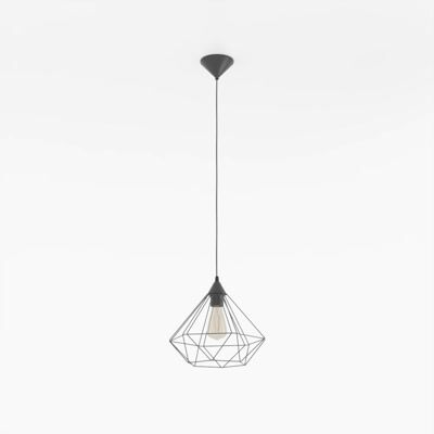 Suspension métal noir E27 60W Ø35,5 cmTARBES - EGLO