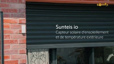 Capteur solaire d'ensoleillement et de température io - SOMFY