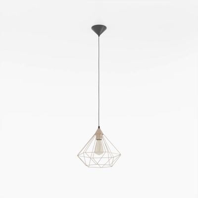 Suspension cuivre et noir E27 60W Ø32,5 cm TARBES - EGLO